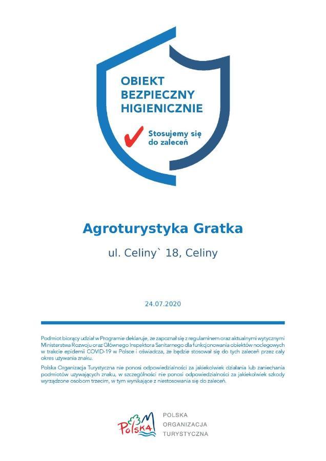 Gospodarstwo Agroturystyczno-Edukacyjne Gratka Celiny  Экстерьер фото